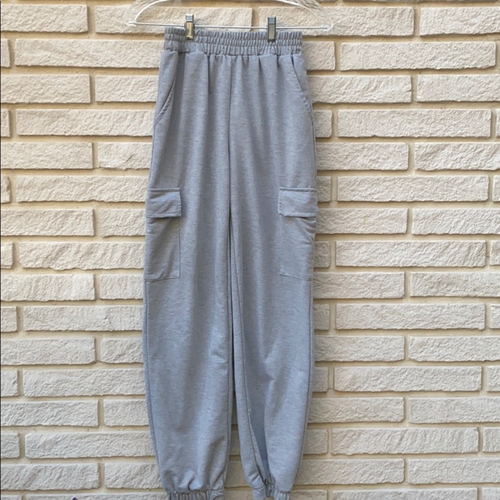 Grey sweatpants